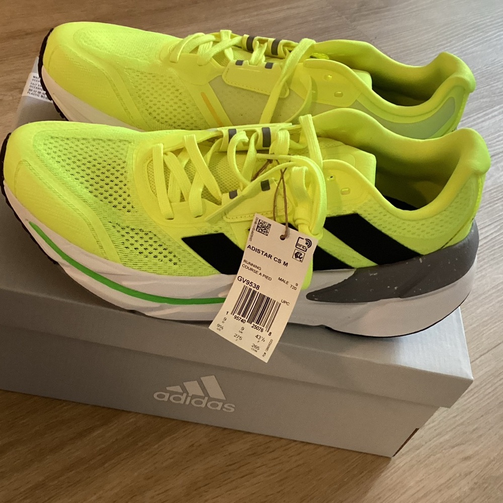 Adidas adistar CS running shoes men’s 9.5